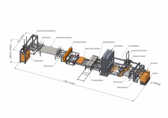 qualidade  MDF Boards HDF Boards Laminate Hot Press Machine For Plywood 1600 Ton fábrica