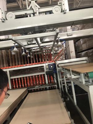 Máquina de produção de placas de melamina de pressão Máquina de laminação de ciclo curto 15KW